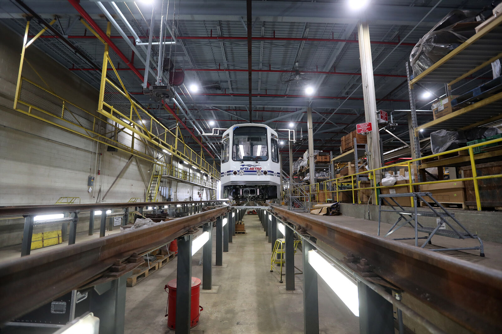 NFTA Rehabbed Railcar